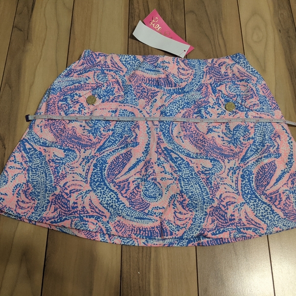 NWT! Lilly Pulitzer Madison Skort Coastal Blue Maybe Gator Size XS - Picture 8 of 13